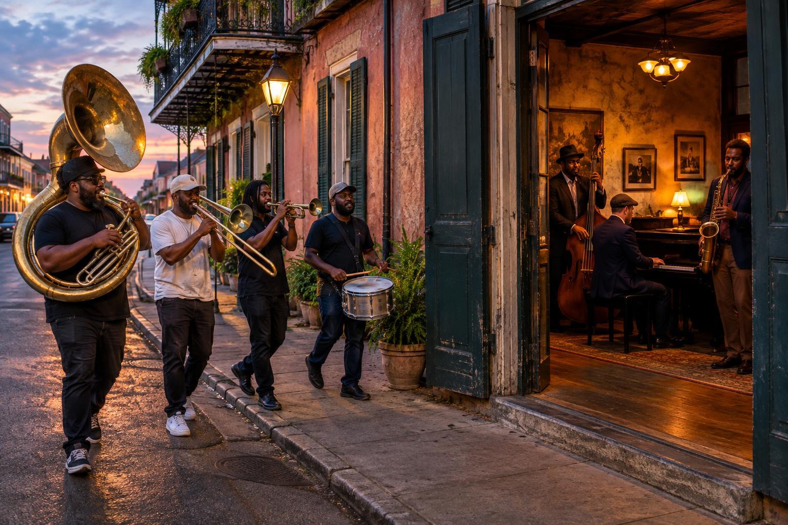 Brass Bands and Small Jazz Combos in New Orleans: How the Sound and Setting Differ